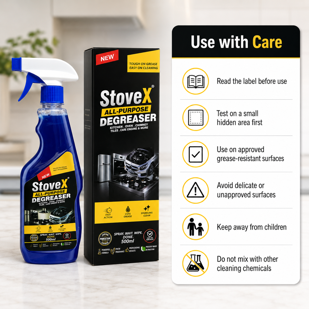 StoveX All-Purpose Degreaser 500ml | Free Home Delivery