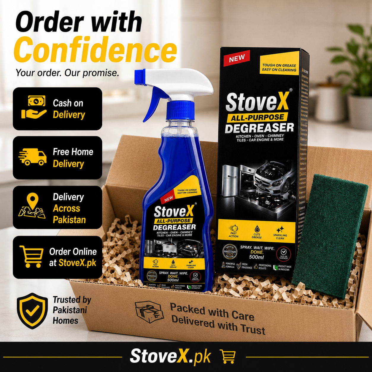 StoveX All-Purpose Degreaser 500ml | Free Home Delivery